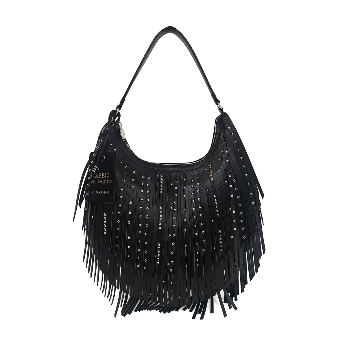 Le pandorine Borsa a spalla Arizona frange e borchie