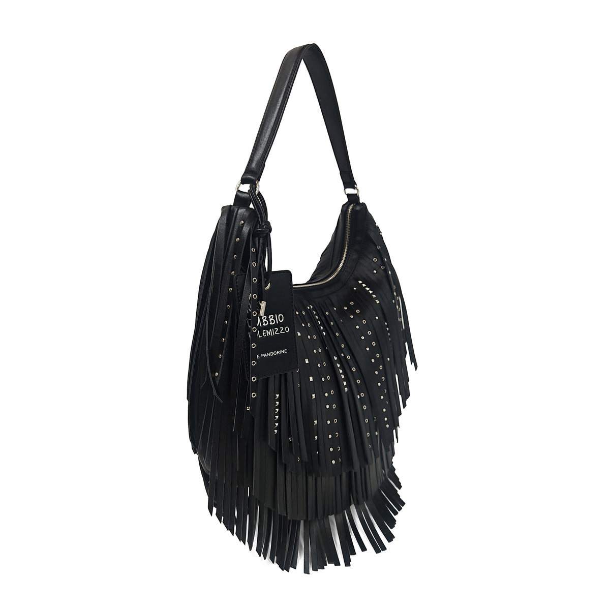 Le pandorine Borsa a spalla Arizona frange e borchie - immagine 3